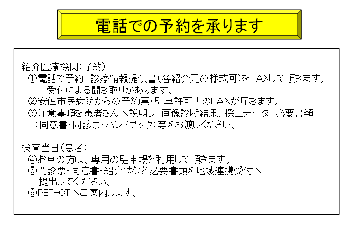 電話での予約を承ります