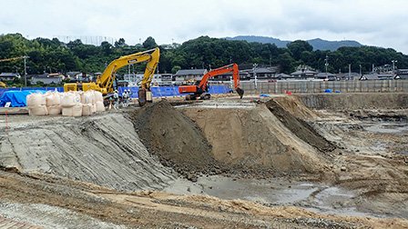 地盤改良工事 写真