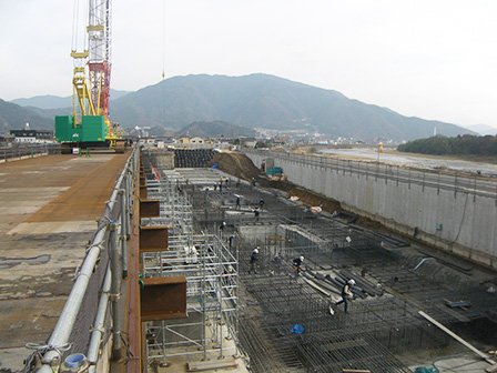 配筋工事~4工区東側 写真