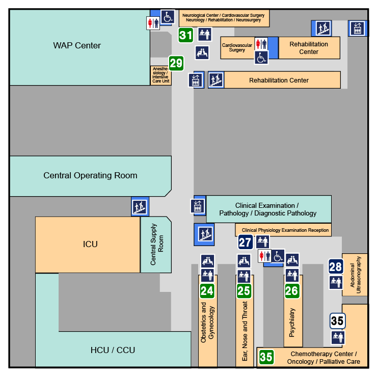 Second Floor Map