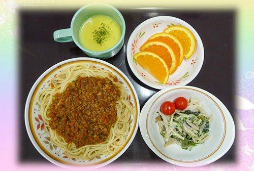 スパゲティ定食